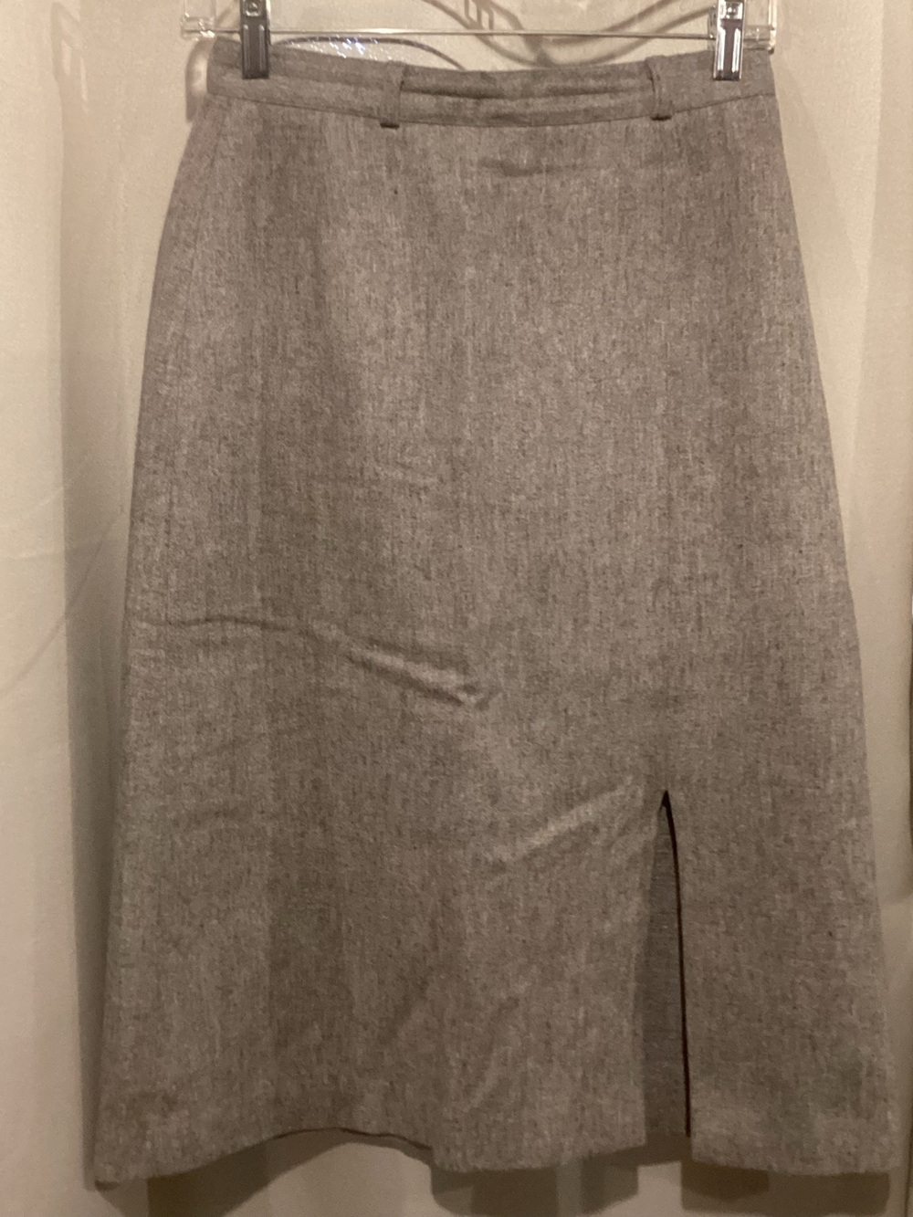 W.C.C. West Coast Connection Gray Pencil Skirt of 80/20 Wool Blend